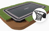 Rectangular | 460 x 310 cm Trampoline + Basketball Hoop